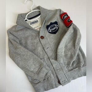 Boys 3T Gymboree button down football sweatshirt